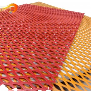 Ալյումինե ընդլայնված մետաղական ցանցային առաստաղի սալիկների դիզայն