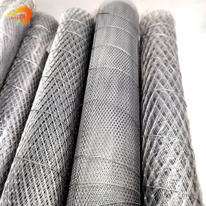 Galvanized Expanded Metal Mesh Construction Plastering Mesh Roll