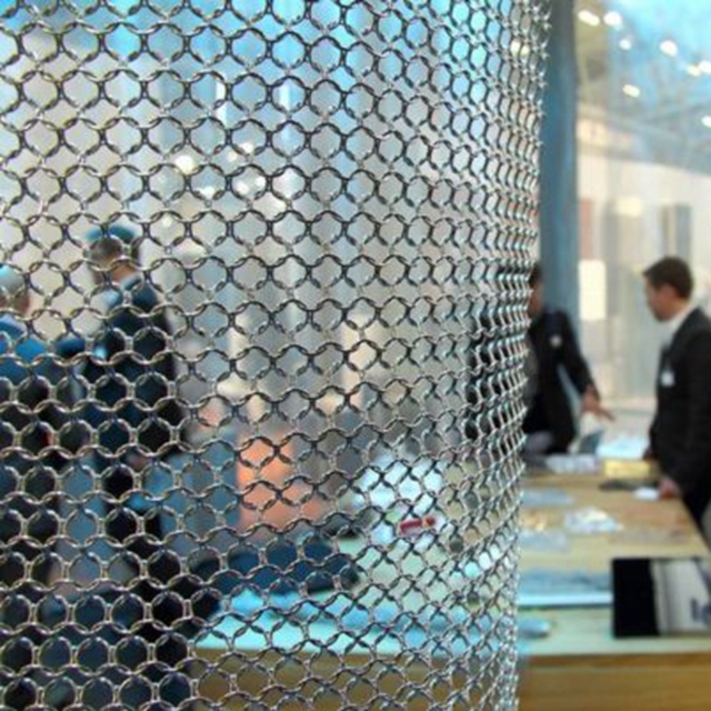 China Cheap price Ring Mesh - Decorative window screen stainless steel metal ring mesh – Dongjie