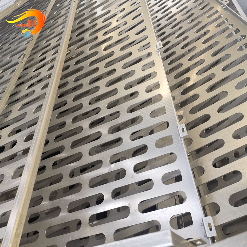 Long hole stainless steel perforated metal mesh