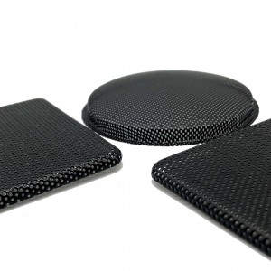 Not easy to rust dustproof and dirt-resistant stainless steel perforated mesh speaker grille