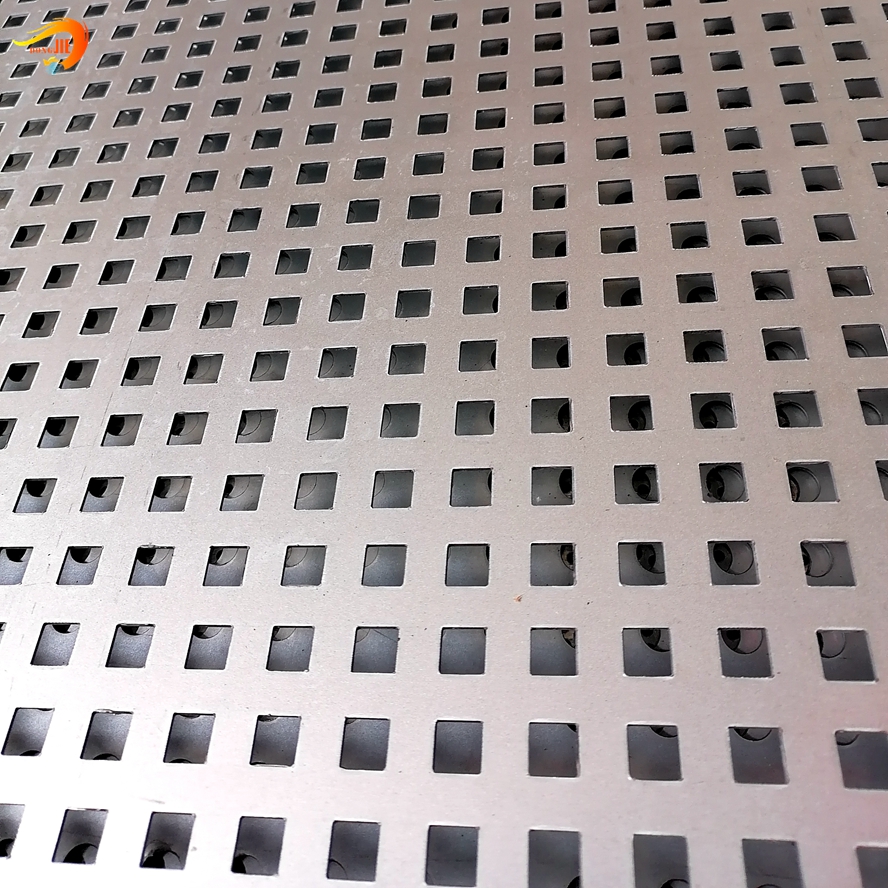 Panel metálico perforado de 60x40x2Cm de pared. HP-001G Y HP-001N.