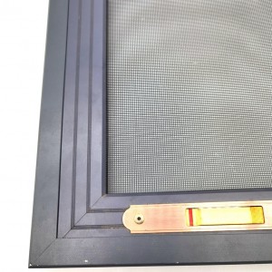 Anti-haze invisible diamond net insect window screen mesh