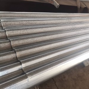 Galvanized Steel Sheets Stamped Metal Mesh Wind Break Wall