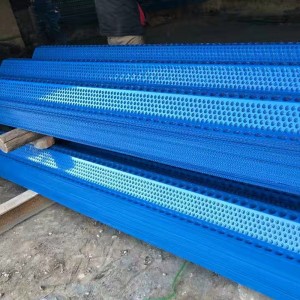 Blue Galvanized Steel Perforated Wind Dust Fence para sa Coal Mines
