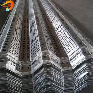 Arsitektur Aluminium Corrugated Perforated Metal kanggo Panel Wall Steel