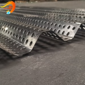 Arsitéktur Aluminium Corrugated Perforated Metal pikeun Panels témbok Steel