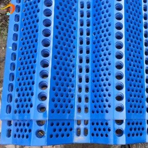 Dust pollution control perforated metal mesh wind dust barrier