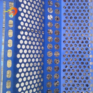 Wind dust fence galvanized plate perforated metal mesh