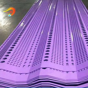 Windproof and Dust Suppression Perforated Metal Mesh