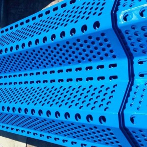 Perforated Wind Dust Suppression Wall Protection Fence Construction Project Coal Fence