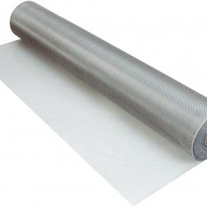 Factory made hot-sale China Galvanized White Colored Plastic Coated Stainless Steel Mesh Aluminum Fly Netting Waterproof Window Insect Screen