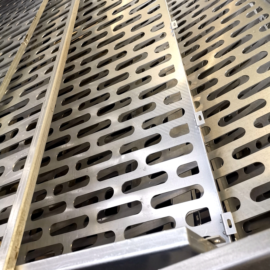 Oblong Perforated Metal