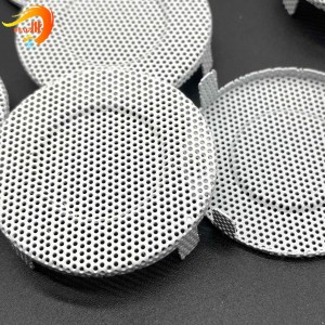 White Aluminum Perforated Metal Mesh for Speaker Cover Speaker Grille