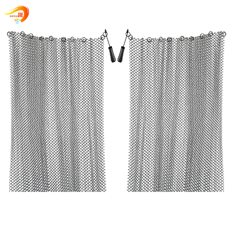 Good quality Metal Drapery Chain Fly Screen - Stainless Steel Fireplace Mesh Screen – Dongjie