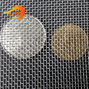 Siatka druciana z filtrem ze stali nierdzewnej o bardzo drobnym splocie