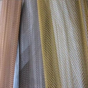 Decorative mesh chain link curtain for hanging screen