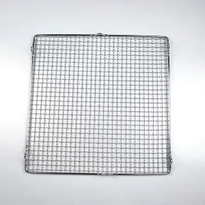 Stainless steel BBQ mesh grill net fish meat wire mesh