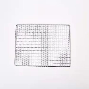 Camping portable bbq mesh stainless steel cooking mesh