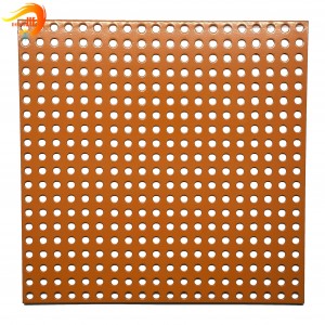 Cina siling bolong Perforated Metal Panels siling