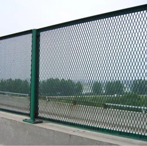 High security stainless steel expanded metal fence panels