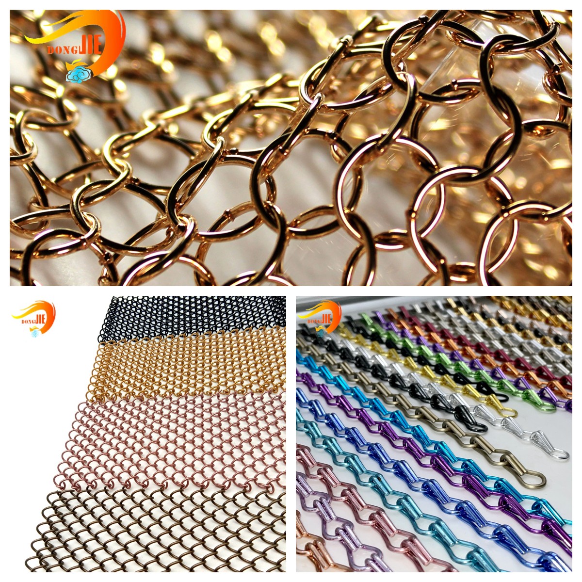 Have you tried curtain metal mesh?