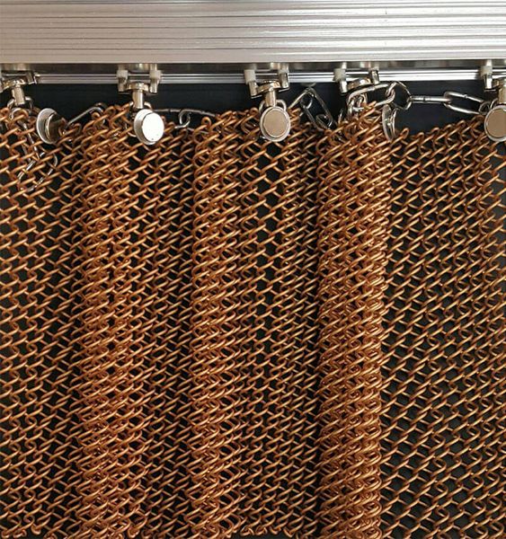 How to Install Metal Chain Link Curtains