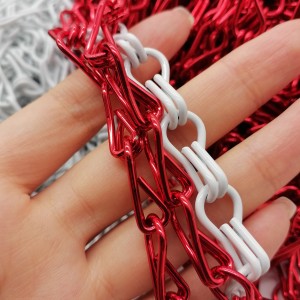 China Cheap price Ring Mesh - Metal Decorative Net Aluminum Double Hooks Chain Fly Screen – Dongjie