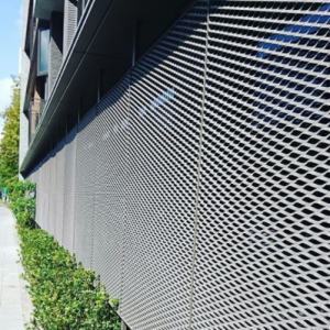 सजावटी बाड़ पैनल गोपनीयता दीवार कस्टम विस्तारित धातु जाल सुरक्षा बाड़ पैनल