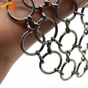 304 316 Stainless Steel Chainmail Ring Mesh Curtain Factory