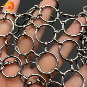 Metal ring mesh stainless steel ring curtain mesh