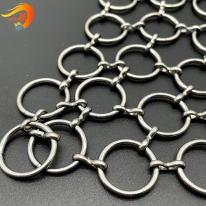 Decorative Stainless Steel Ring Mesh Metal Mesh for Window Screen