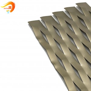 Top Suppliers Steel Mesh For Bbq - Factory Price Aluminum Expanded Metal Mesh for Facade Cladding – Dongjie