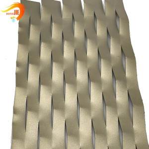 Malla metàl·lica expandida d'alumini a preu de fàbrica per a revestiment de façana