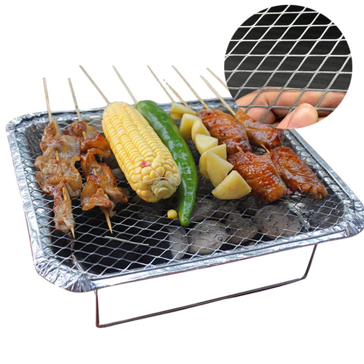 Wholesale Price China Diamond Mesh Lath - Stainless Steel Wire Cooking Grill Expanded Metal Baking Mesh – Dongjie