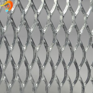 Privateca barilo neoksidebla ŝtalo vastigita metala reto barilo panelo