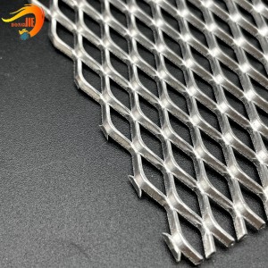 Griglia di sicurezza per scale di prezzu bassu maglia metallica espansa in acciaio à pocu carbonu
