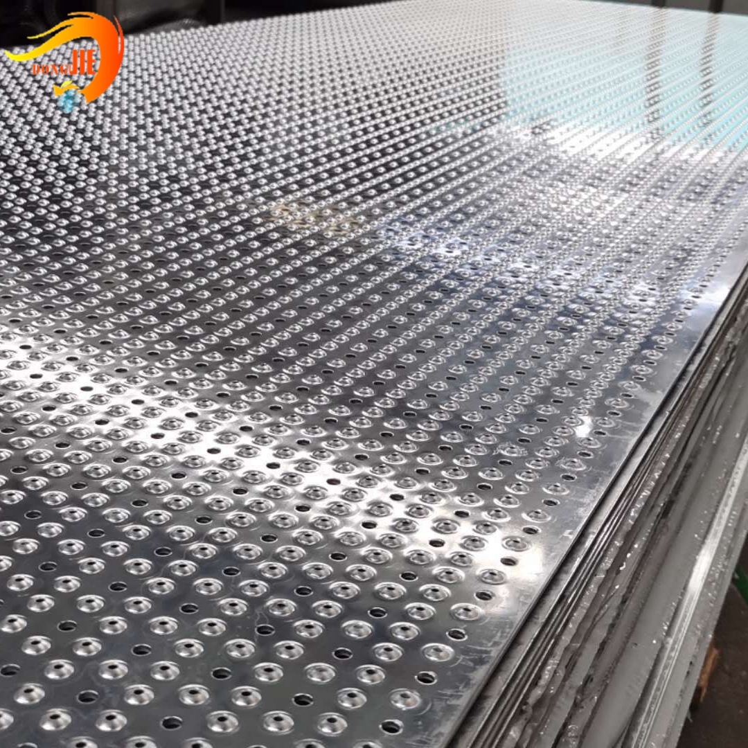 High Quality Punching Metal Mesh - Low Carbon Steel Anti Slip Metal Perforated Tread Plate – Dongjie