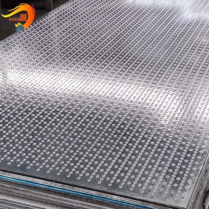 Low Carbon Steel Anti Slip Metal Perforated Tread Plate
