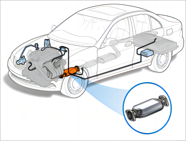 Product advantages of three-way catalytic converter