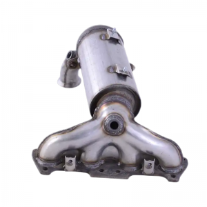 Auto Exhaust System Three-way Exhaust Manifold Direct fit Catalytic Converter for Peugeot Citroen C4L