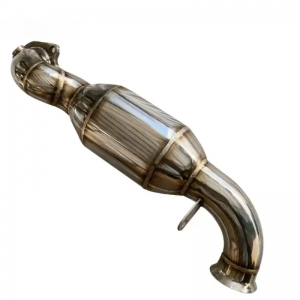 High flow downpipe with 200cell catalytic converter downpipe for BMW MINI COOPER S R56 N18