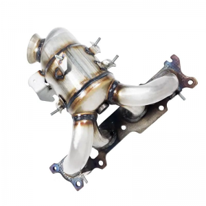 Direct offer fit Auto parts exhaust pipe universal catalytic converter for PSA Peugeot 508 5008 Citroen C5 catalyst converter