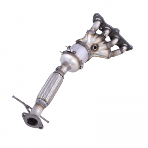 AUTOPARTS engine auto exhaust high coated catalyst front catalytic converter for Mazda 3