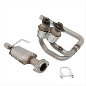 Fit 2004-2006 Jeep Wrangler 4.0L Catalytic Converter Exhaust Y-Pipe Kit
