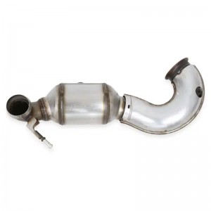 Catalytic Converters Three-way Catalytic Converter Round Universal With Ceramic For Mercedes Benz A45 176 Amg