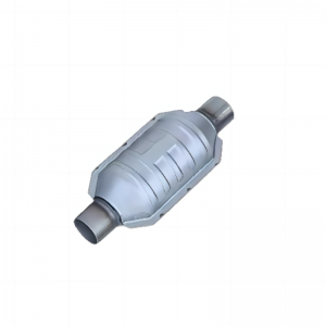 Three way Oval Universal Catalytic Converter with ceramic substrate Euro III Euro IV