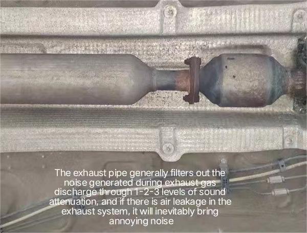 How to solve the air leak problem without replacing the entire exhaust pipe