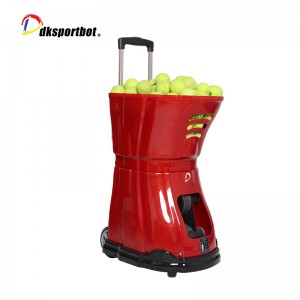Creative Design Red Adult Ball Machine for Tennis Shooting