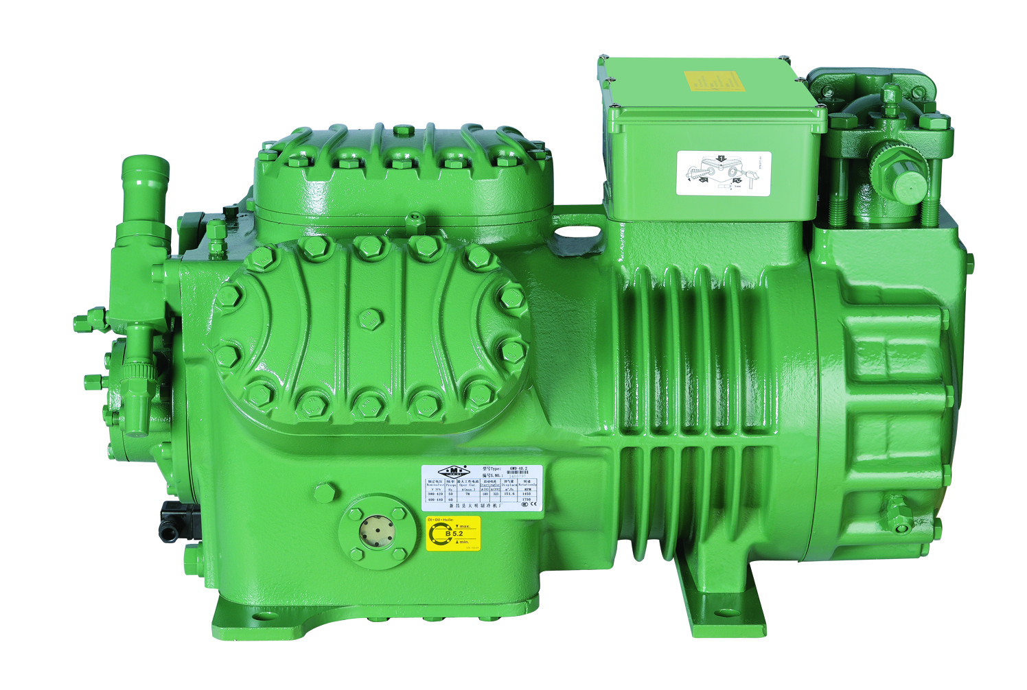 Factory For Diesel Air Compressor - Semi-Hermetic Reciprocating Compressor R22 R404A R134A R507A 6WD-25.2-6WDS-30.2 – Daming Refrigeration Technology